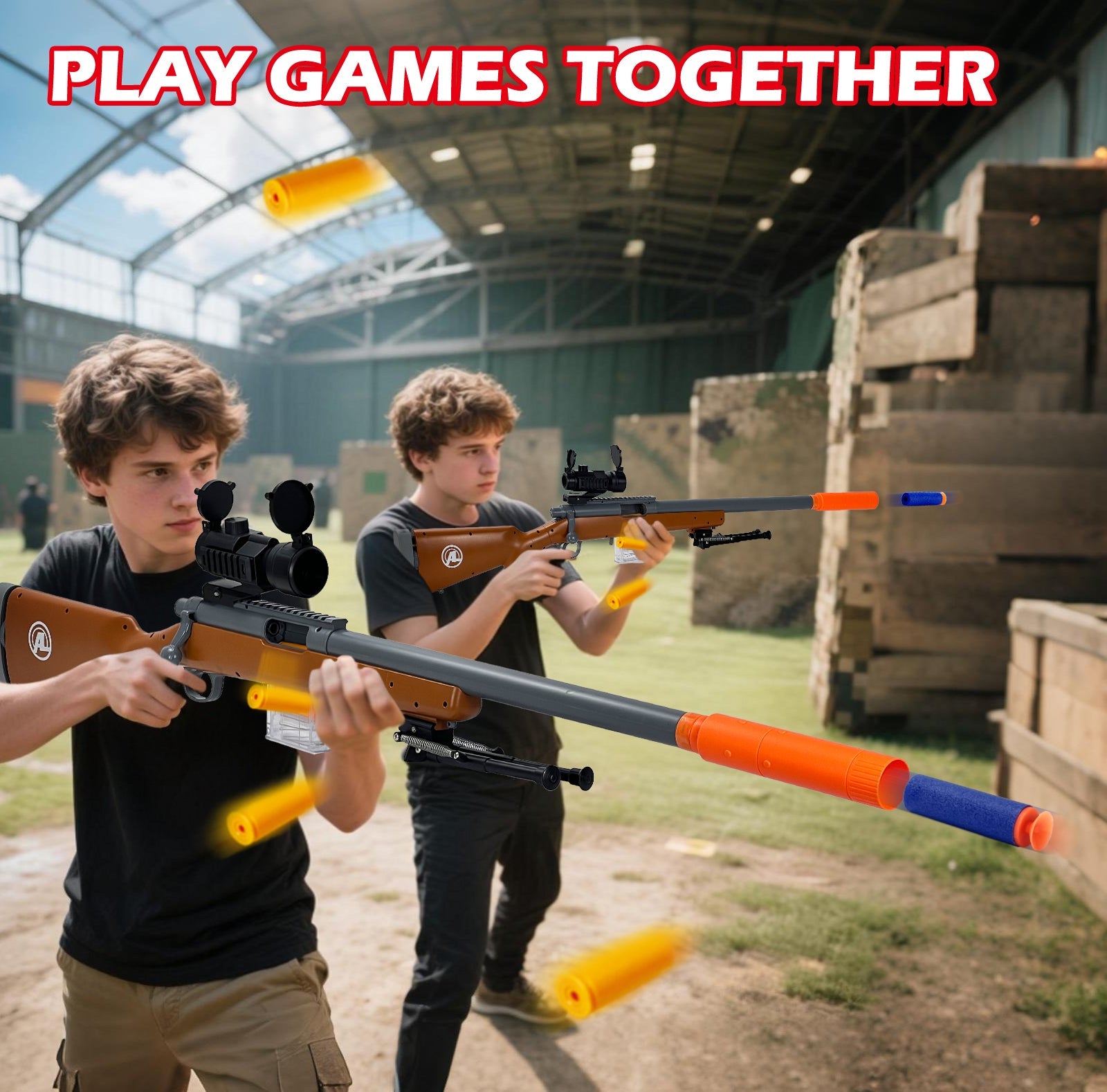 M24 Sniper Rifle Toy Brown