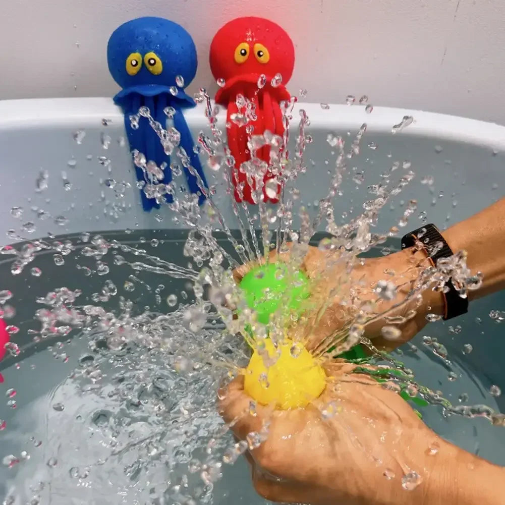 Baby Bath Toy Octopus – Sponge Water Squeeze & Summer Bath Fun